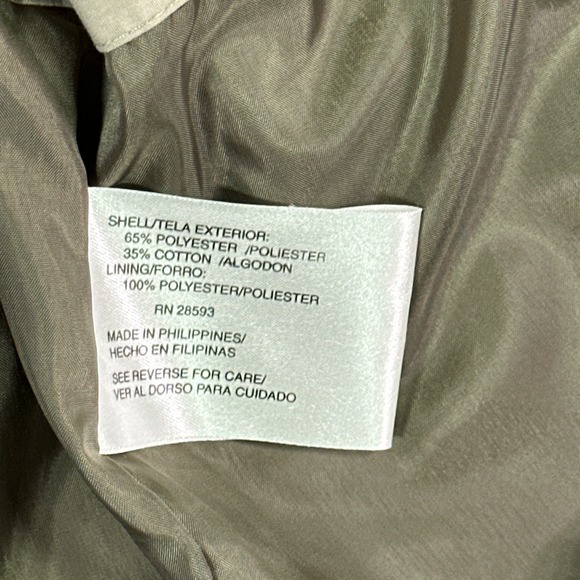 Vintage Members Only Jacket Adult MEDIUM Brown Tan Mariner Windbreaker 90s - Picture 8 of 10